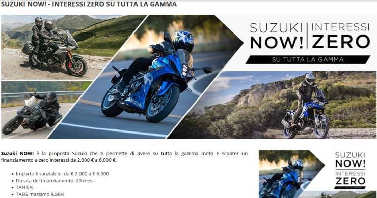 promozione suzuki luglio