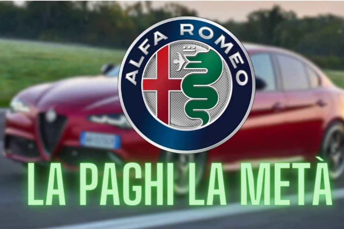 Alfa Romeo Giulia metà prezzo modello usato