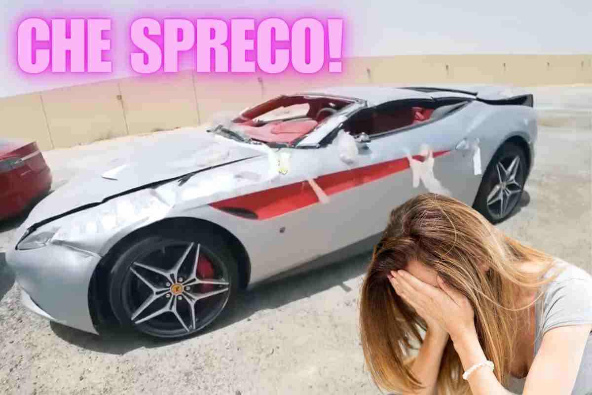 Ferrari Lamborghini Porsche abbandonate Dubai