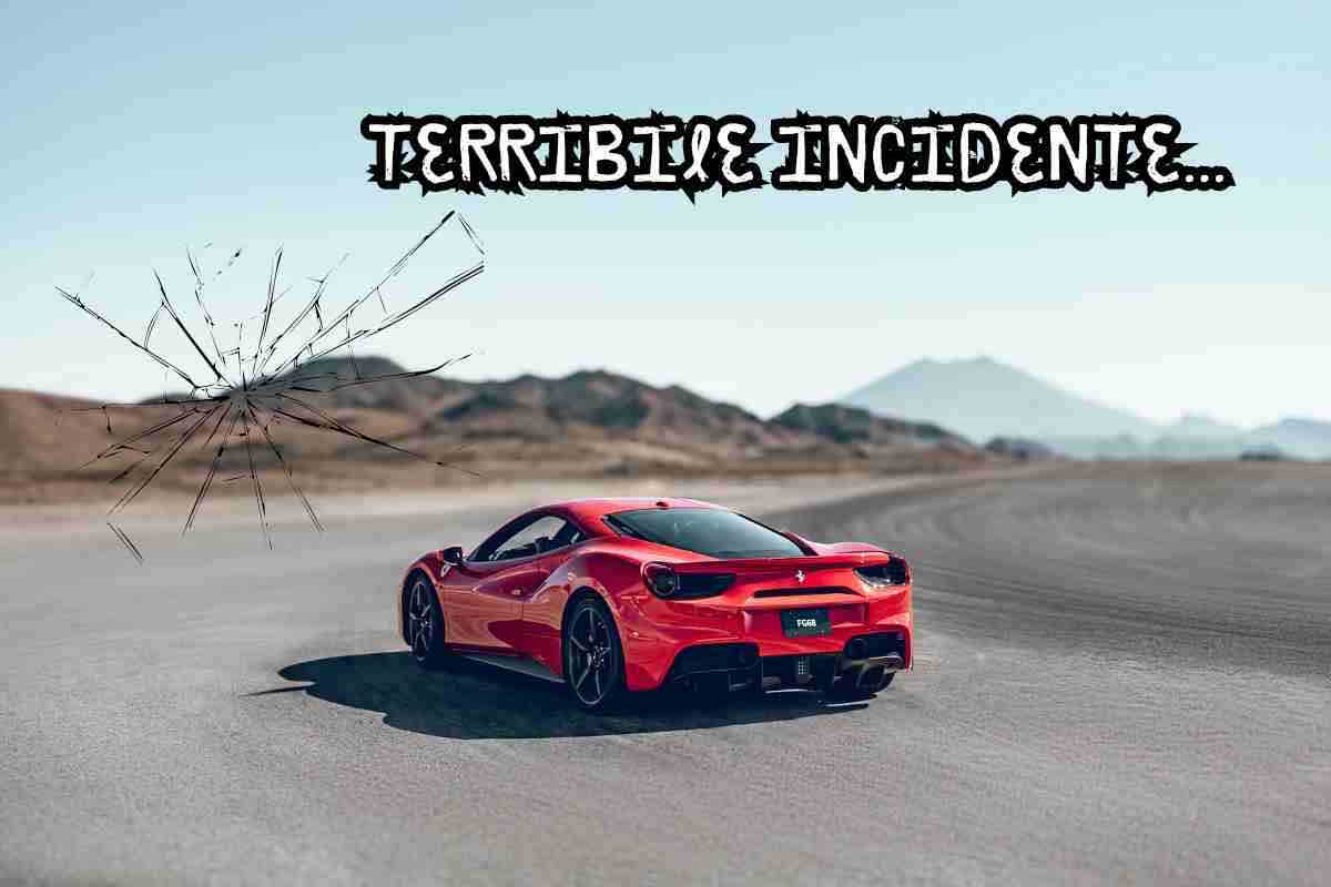 Ferrari incidente terribile video