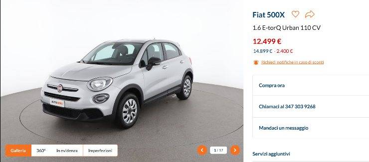 SUV modello italiano prezzo eccezionale