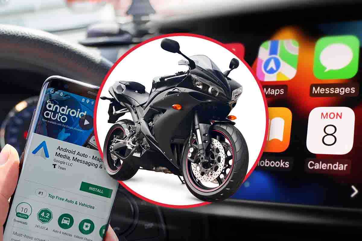 Android Apple dispositivo motocicletta comfort motociclisti