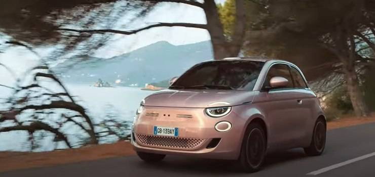 fiat 500e spot no logo