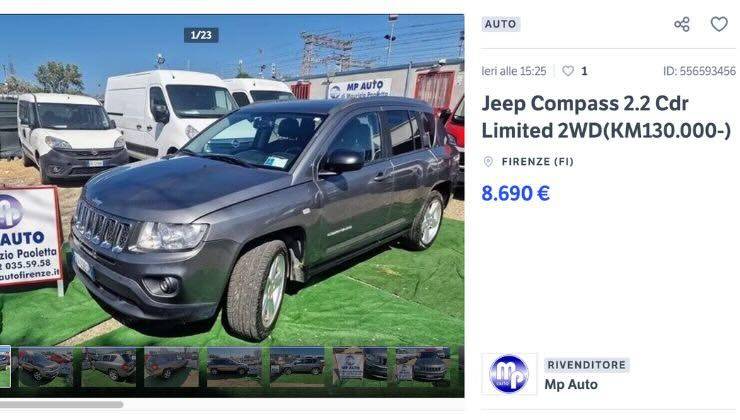 jeep compass offerta usata