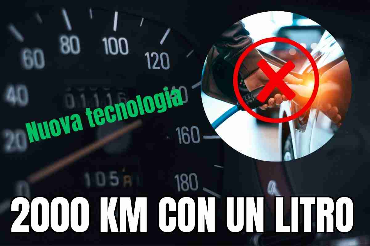 2000 km con un litro nuova tecnologia