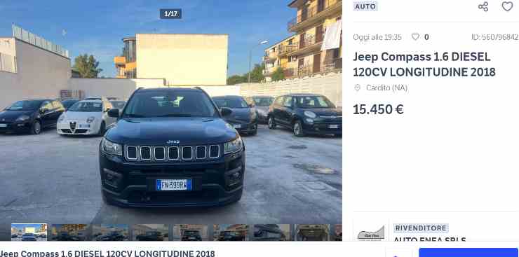 Jeep Compass costo e dettagli