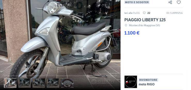 Piaggio Liberty 125 occasione unica