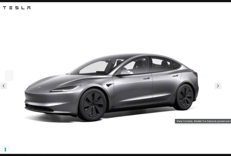 Tesla novità Model 3