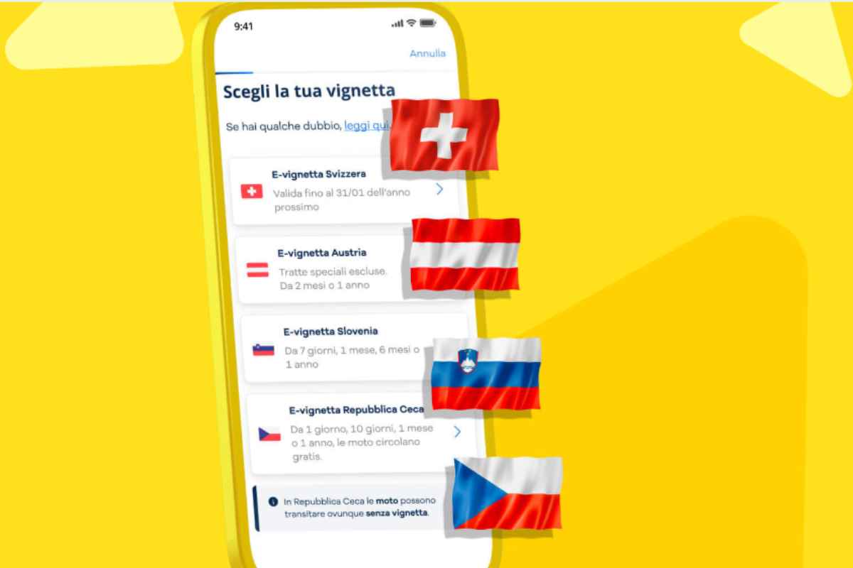 Spunta l'app Telepass per le vignette elettroniche