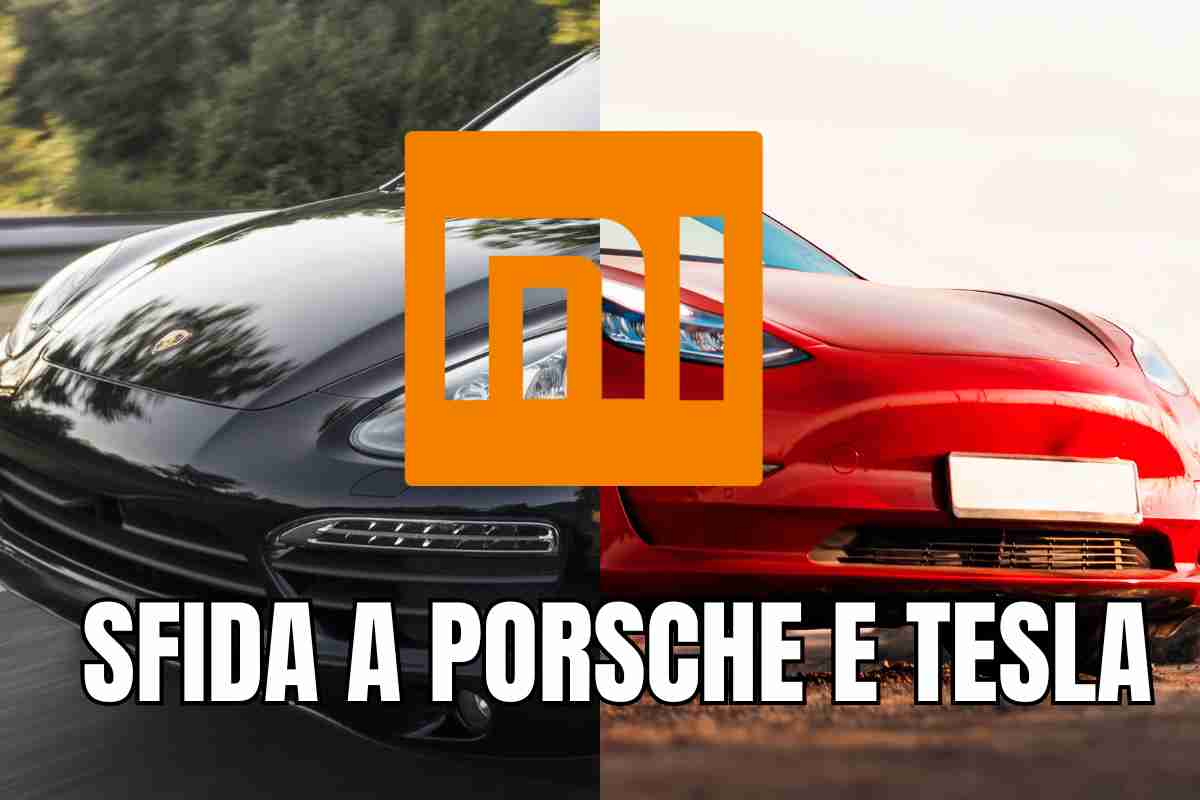 xiaomi sfida porsche tesla