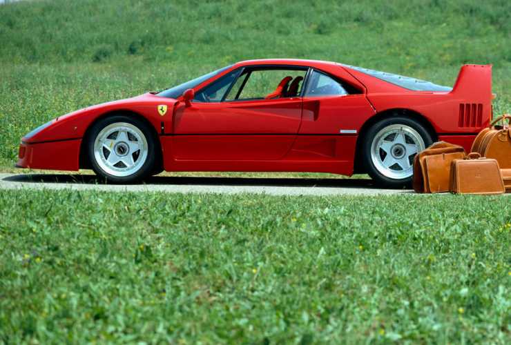 L’asta di una Ferrari F40 special