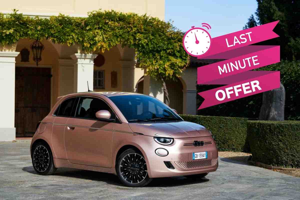 Fiat 500e ultime ore di promozione