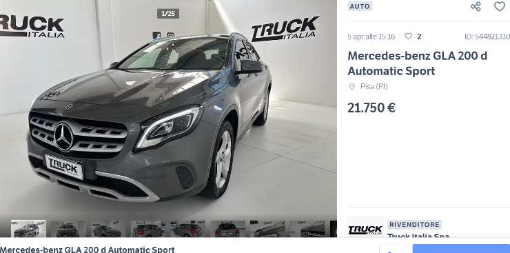 Mercedes GLA prezzo top