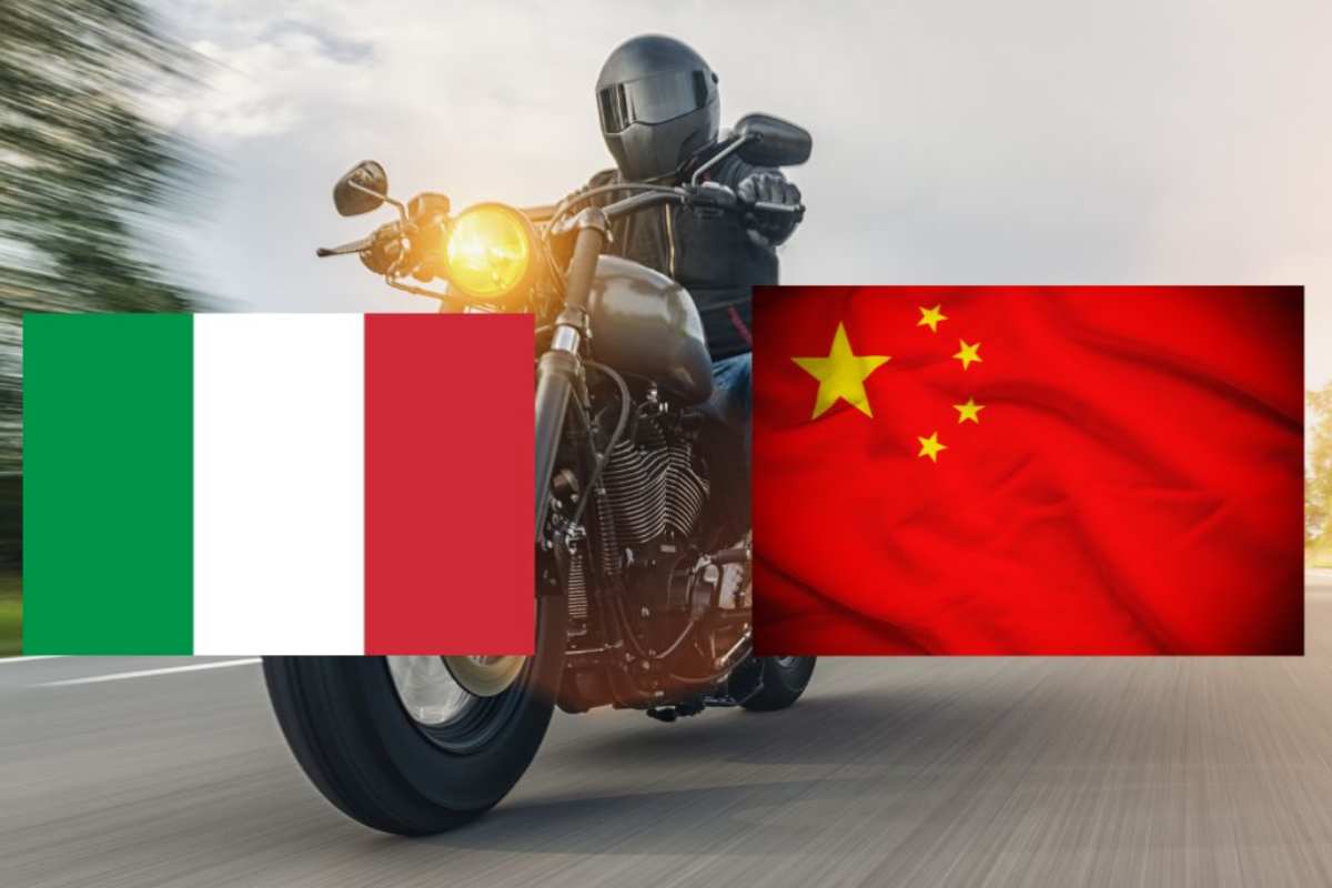 Moto Cina copia moto italiana