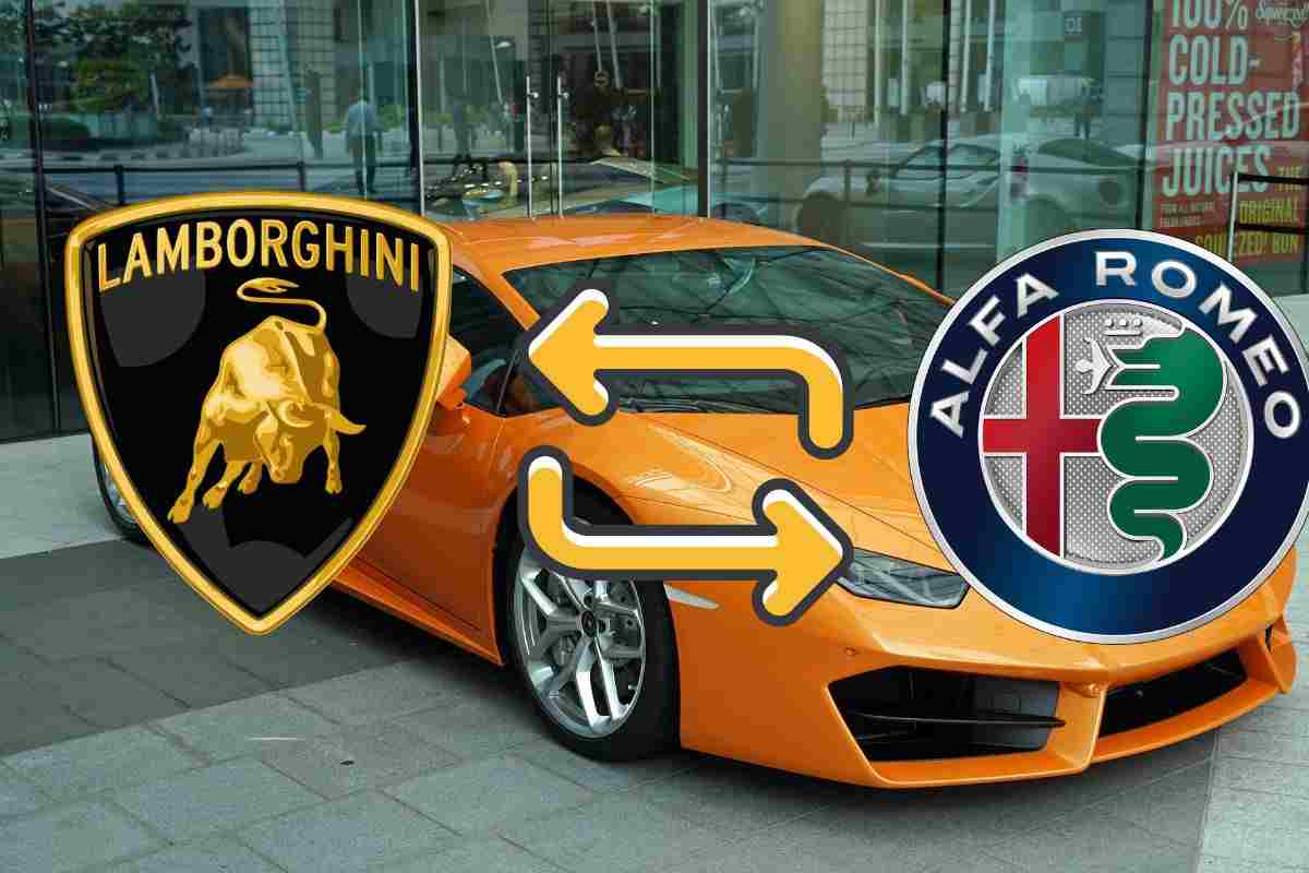 Lamborghini usa dei pezzi dell'Alfa Romeo