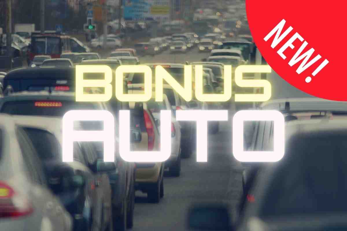 Novità Bonus Auto