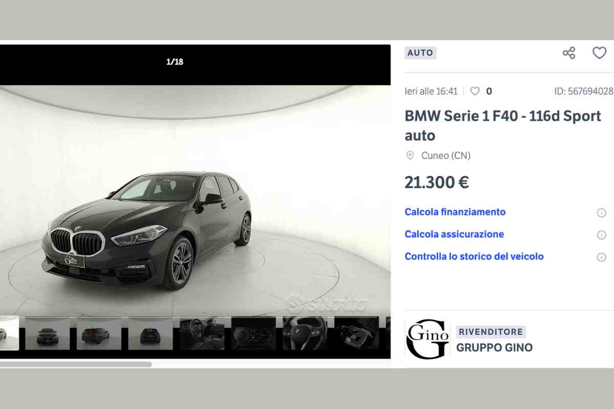 BMW al prezzo Fiat