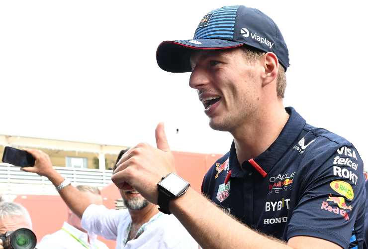 Verstappen, la foto da bambino con Schumacher