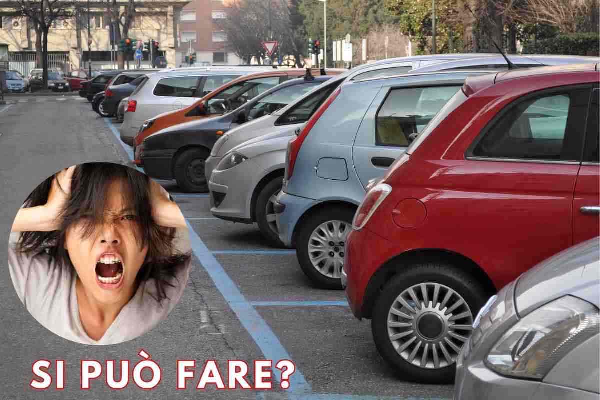 occupare parcheggio si può fare