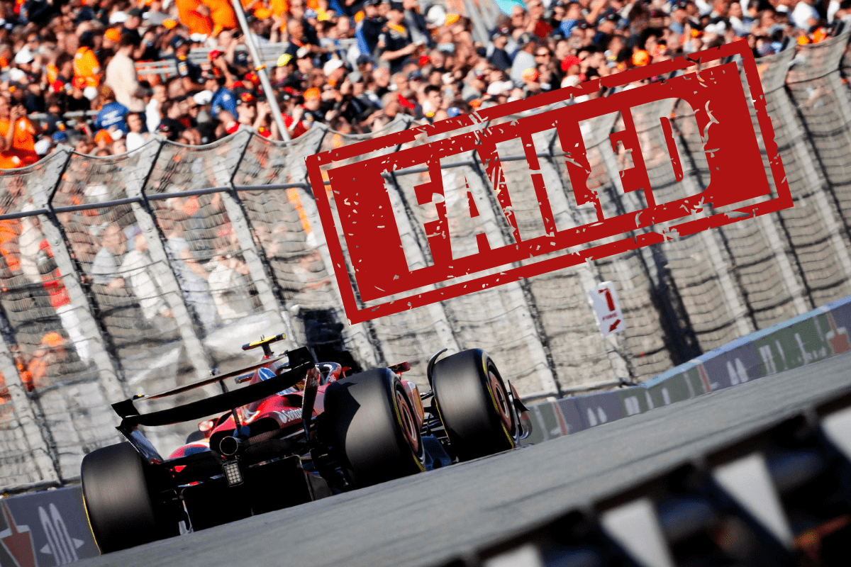 Bocciato il pilota di Formula 1