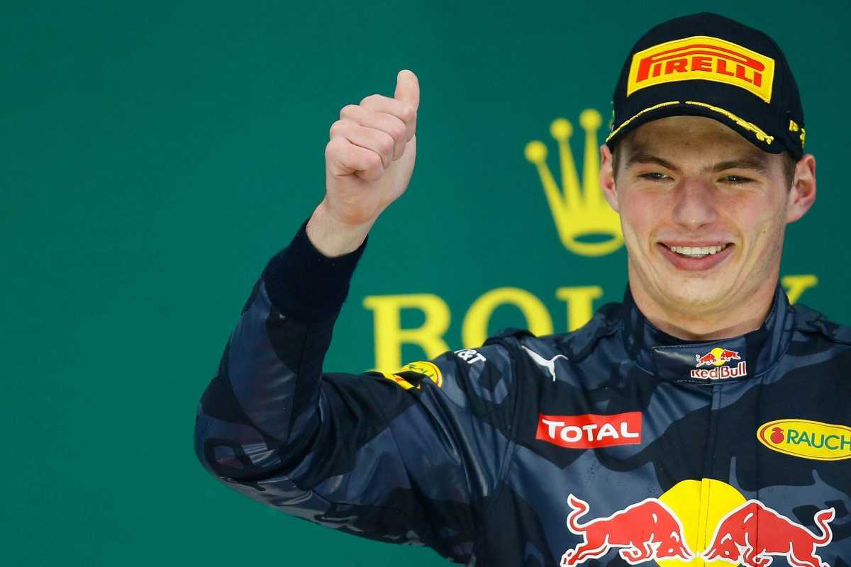 Il debutto trionfale di Verstappen con la RedBull 