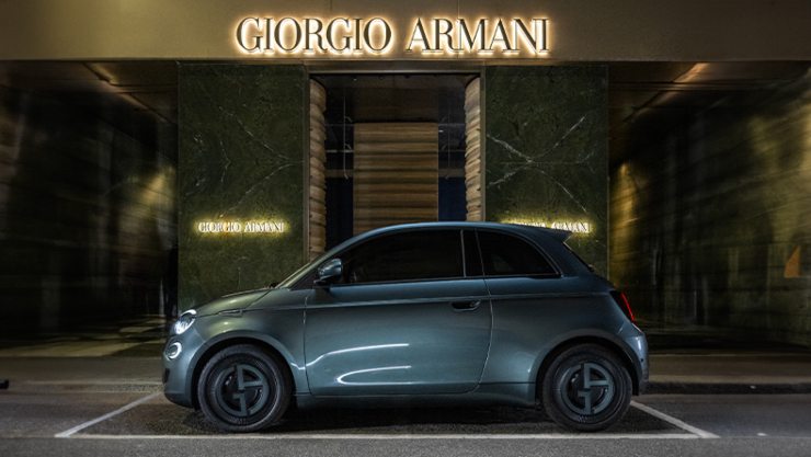 Fiat 500e Armani