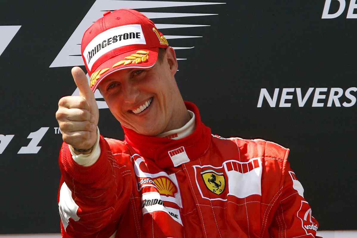 Michael Schumacher i tifosi fanno festa