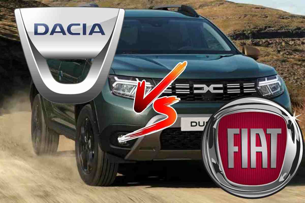 Nuova FIAT che mette in crisi la Dacia Duster