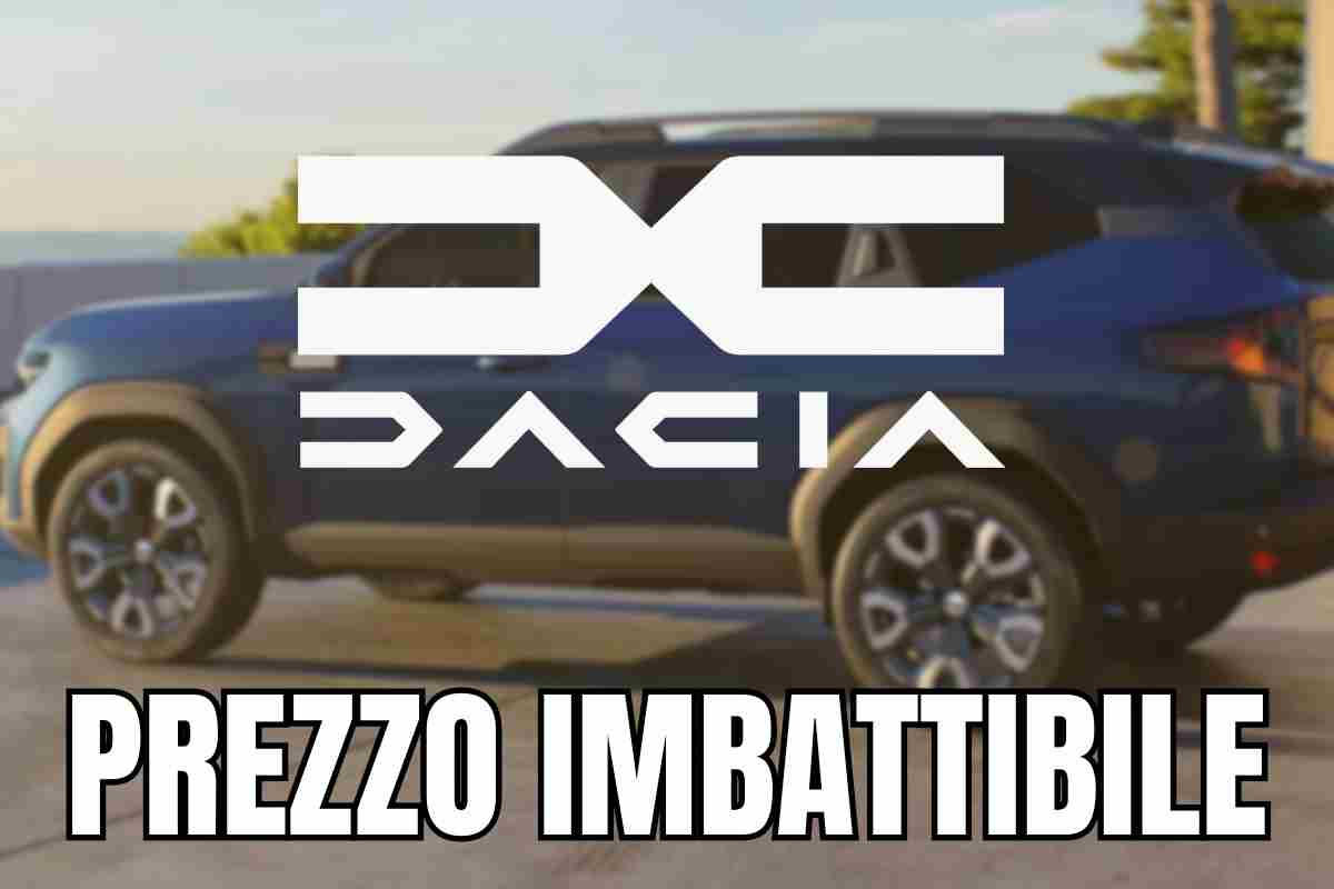 dacia prezzo imbattibile