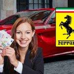 Pazzesco modello di "Ferrari"