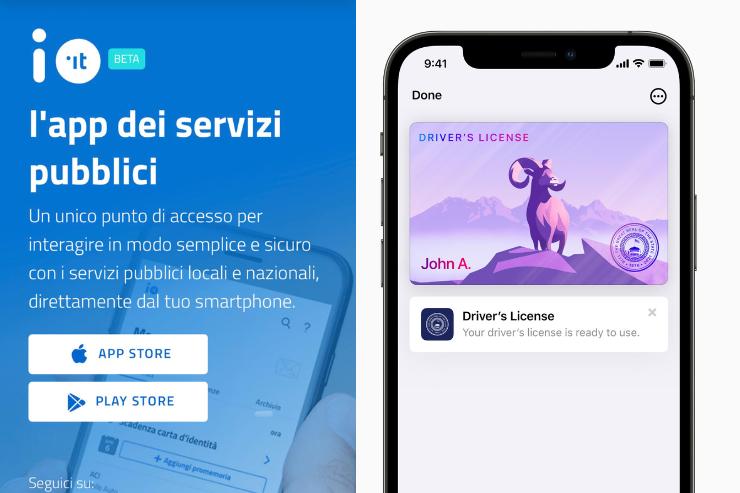 Patente digitale su App IO