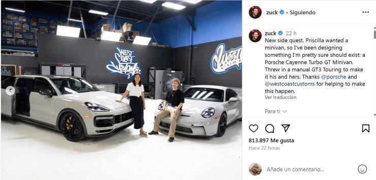 Porsche Minivan da Zuckerberg