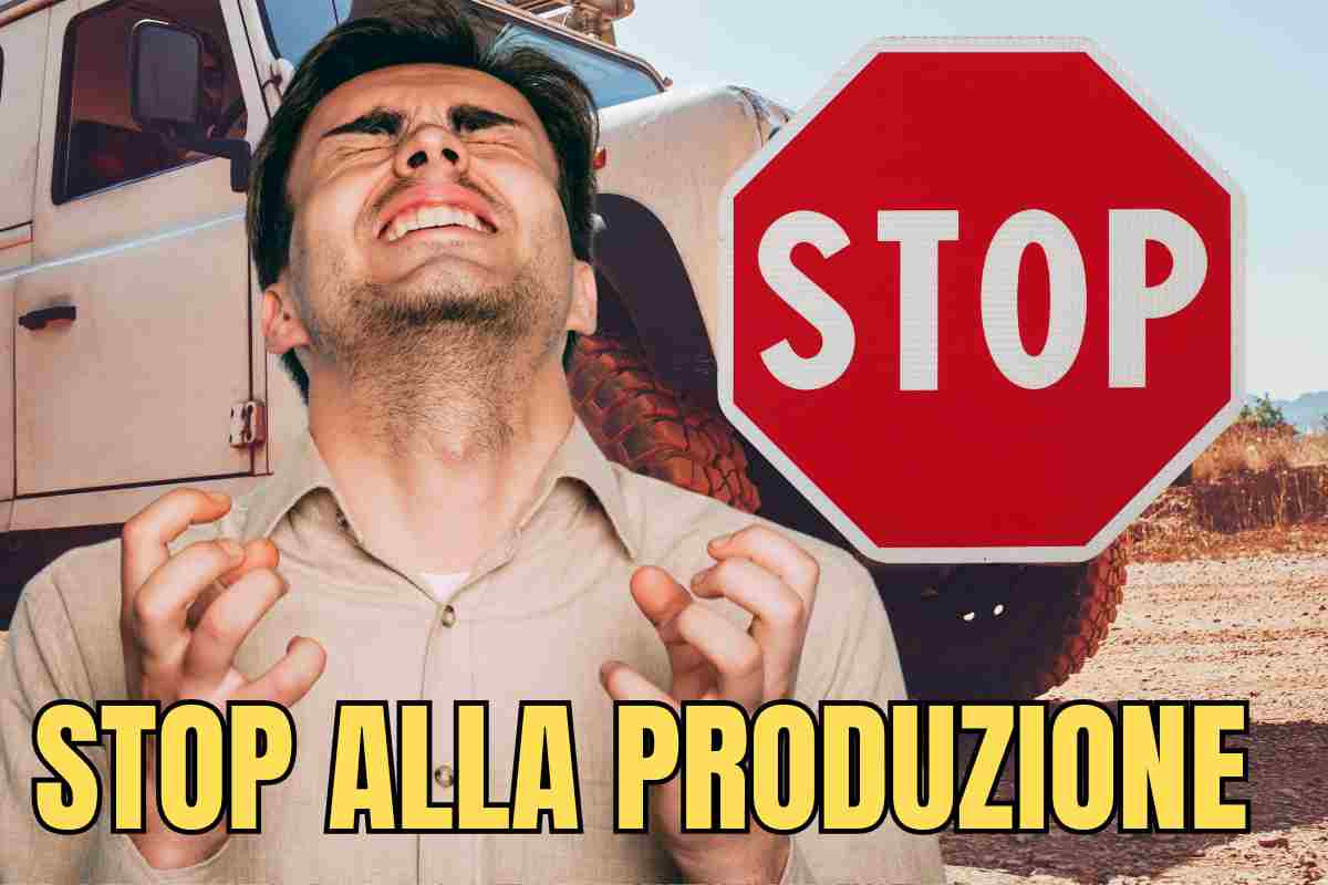 stop produzione fuoristrada