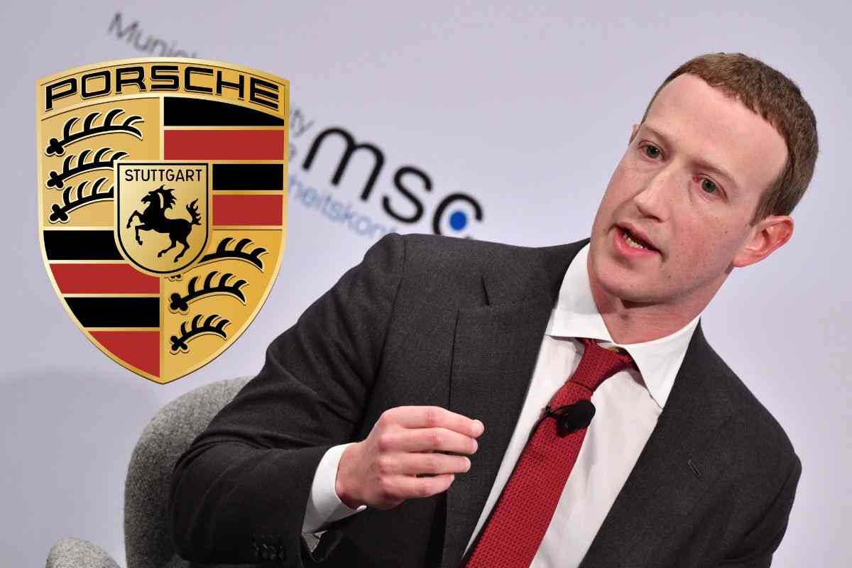 Pazzesca novità di Zuckerberg con la Porsche