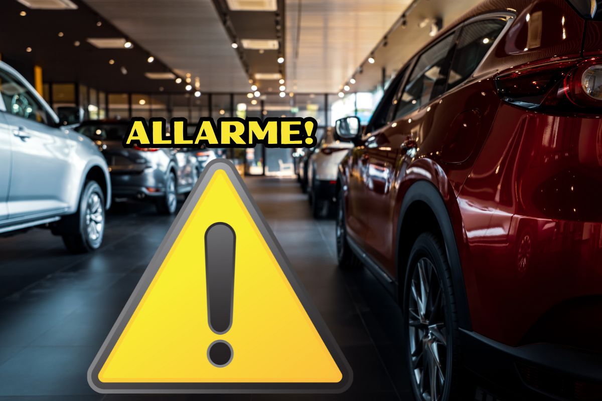 Allarme nelle concessionarie auto