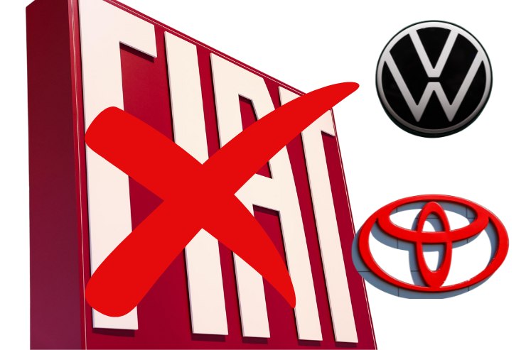 Fiat - Volkswagen - Toyota