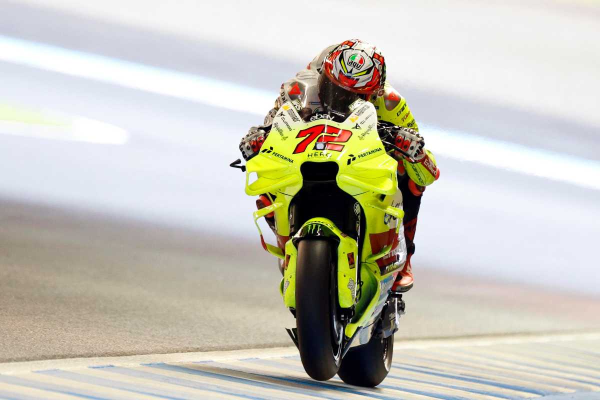 Bezzecchi in sella alla Ducati del Team VR46