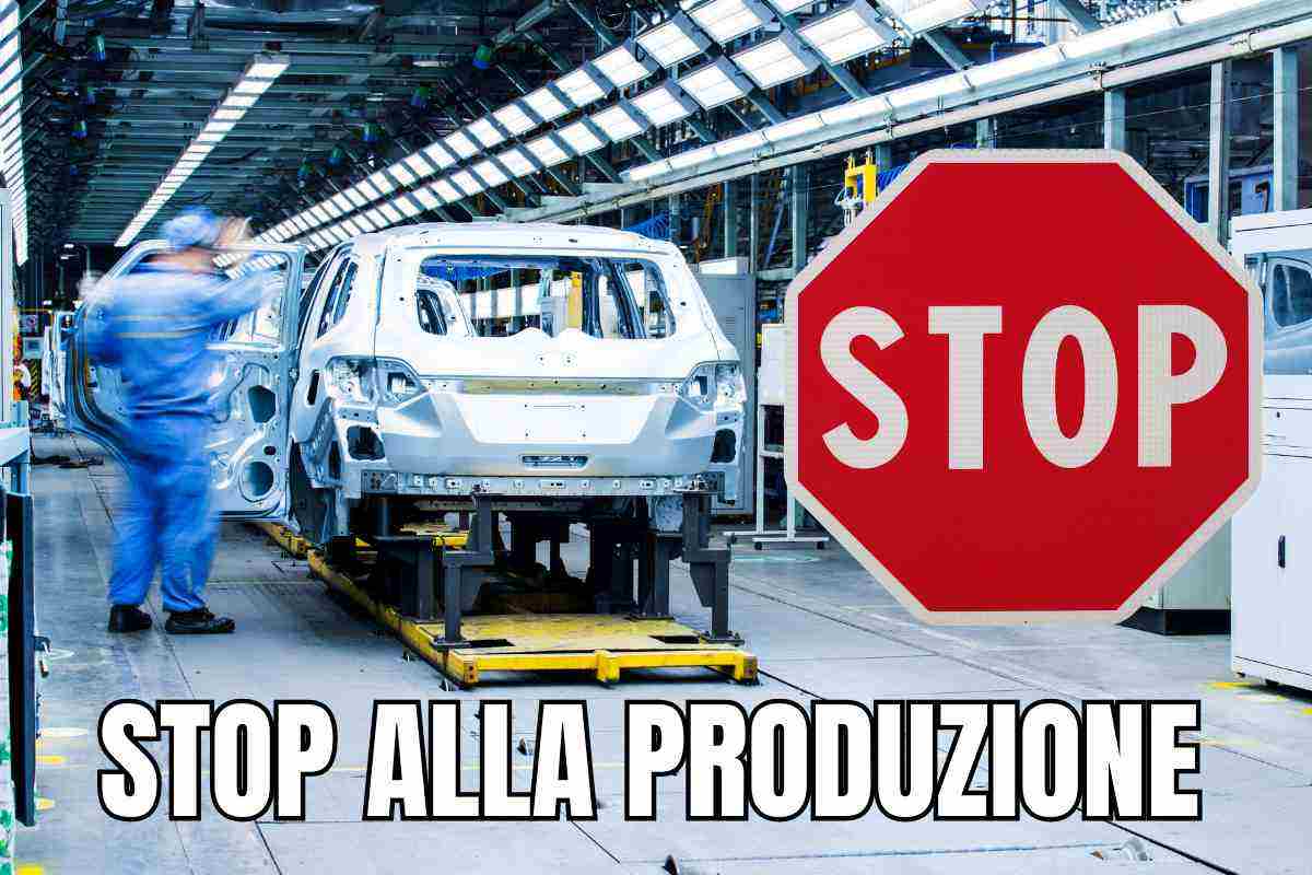 stop alla produzione