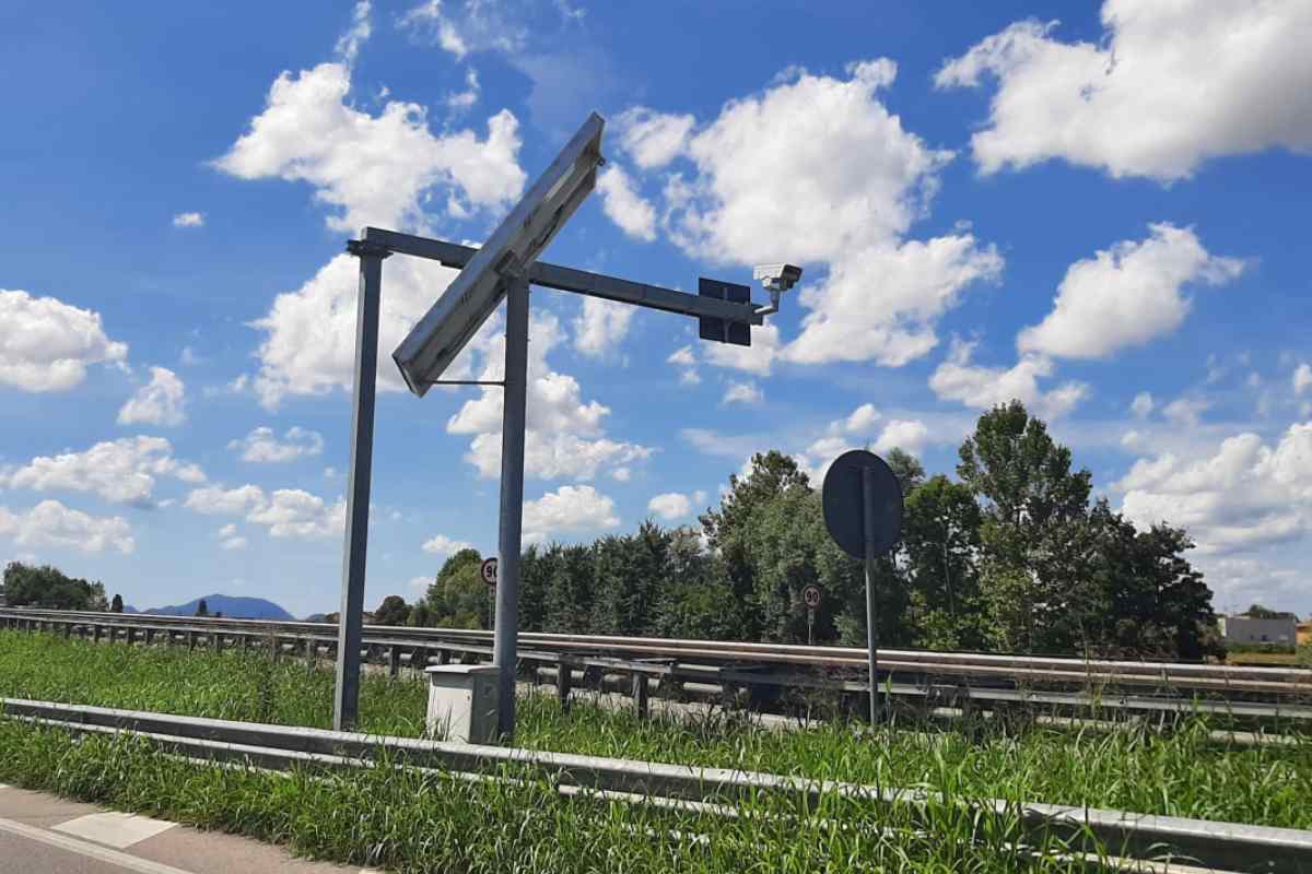 Un Autovelox in strada