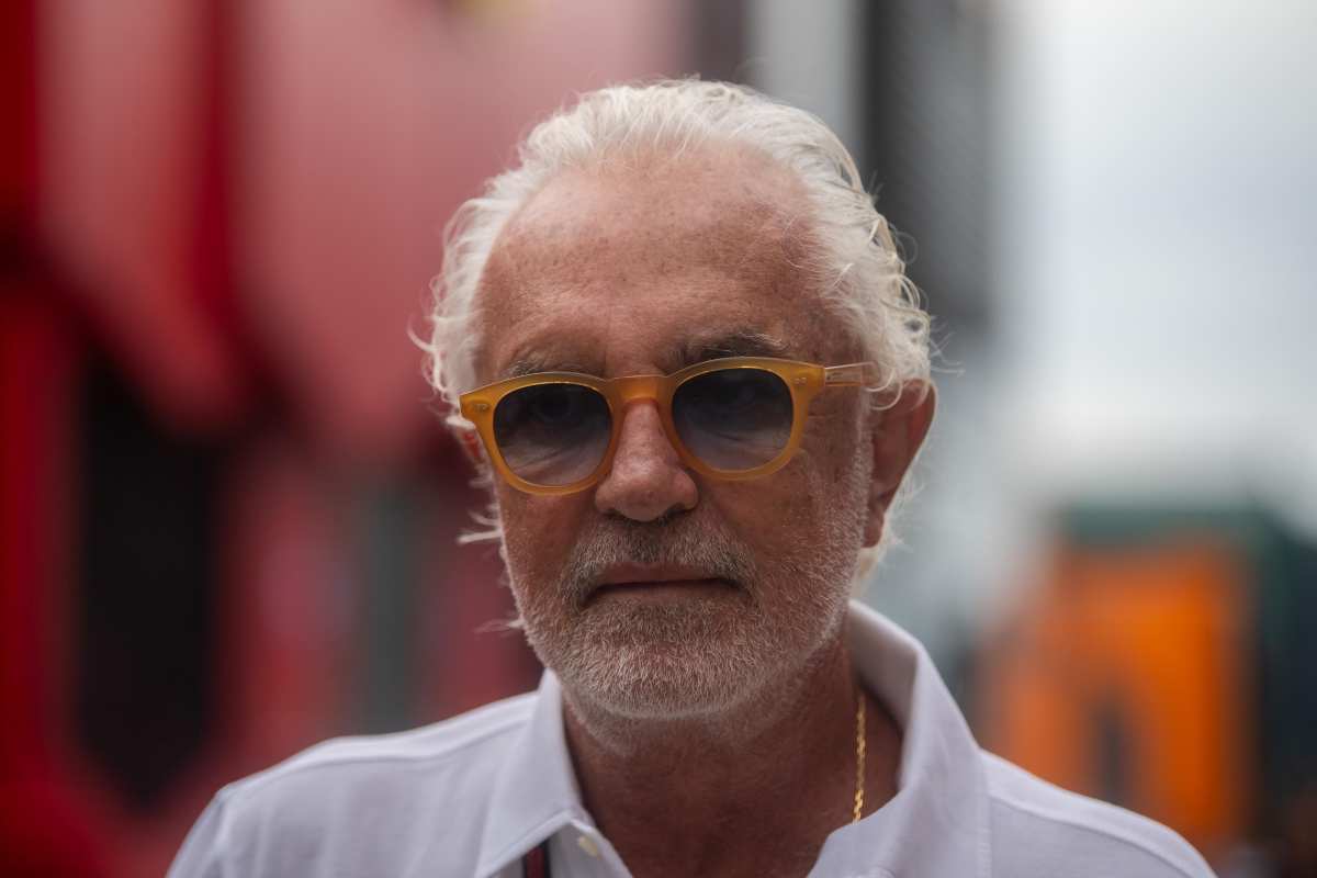 Flavio Briatore nel paddock di F1