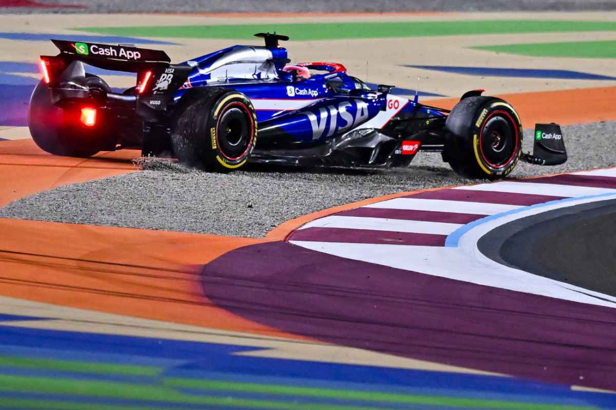 La Racing Bulls F1 di Liam Lawson in gara ad Abu Dhabi