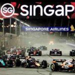 La partenza del GP di Singapore di Formula 1