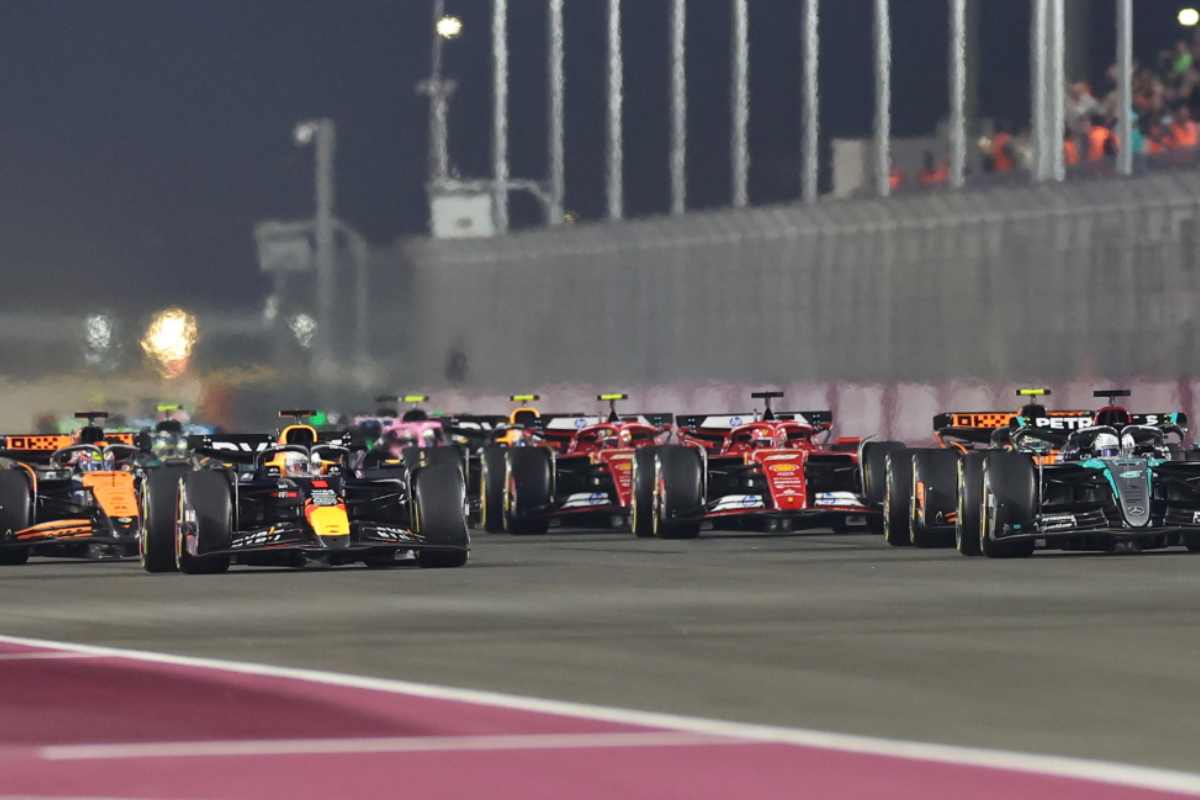 Partenza GP Qatar Formula 1