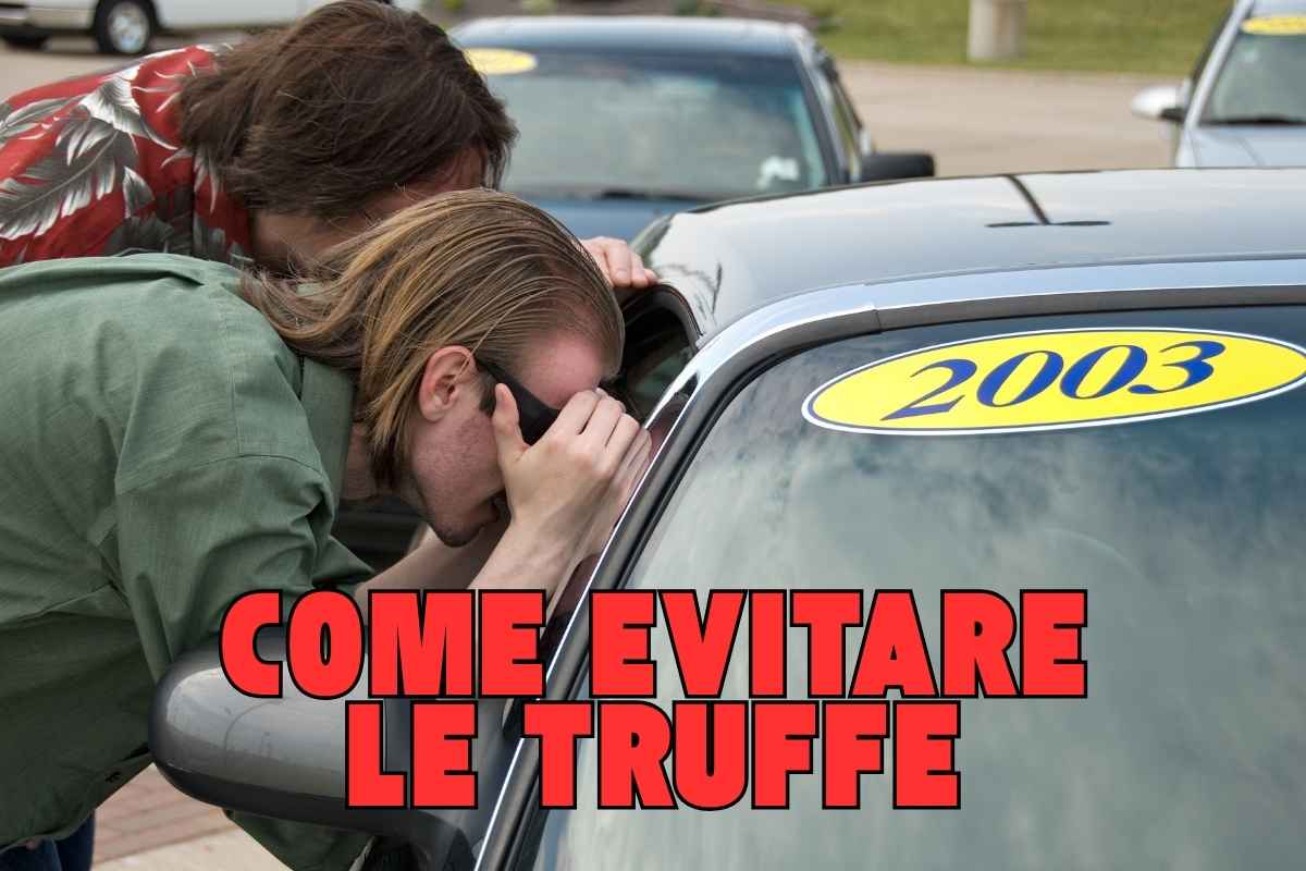 evitare truffe auto usate