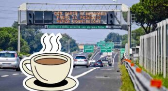 Sosta in autostrada con caffè gratis e un altro super regalo per tutti: da oggi conviene davvero fermarsi un attimo