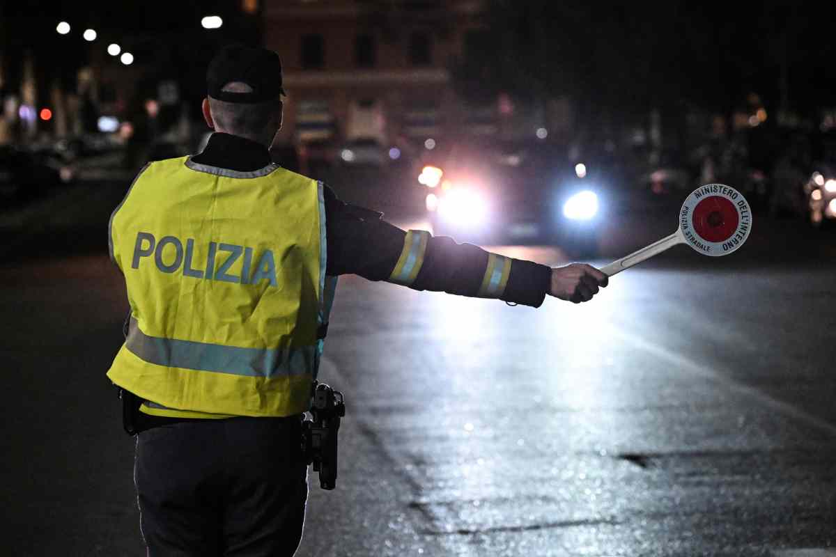 Posto di blocco della Polizia