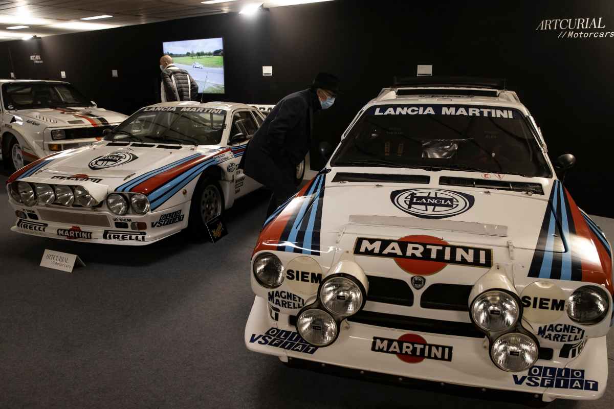 Due Lancia Delta Integrale in esposizione