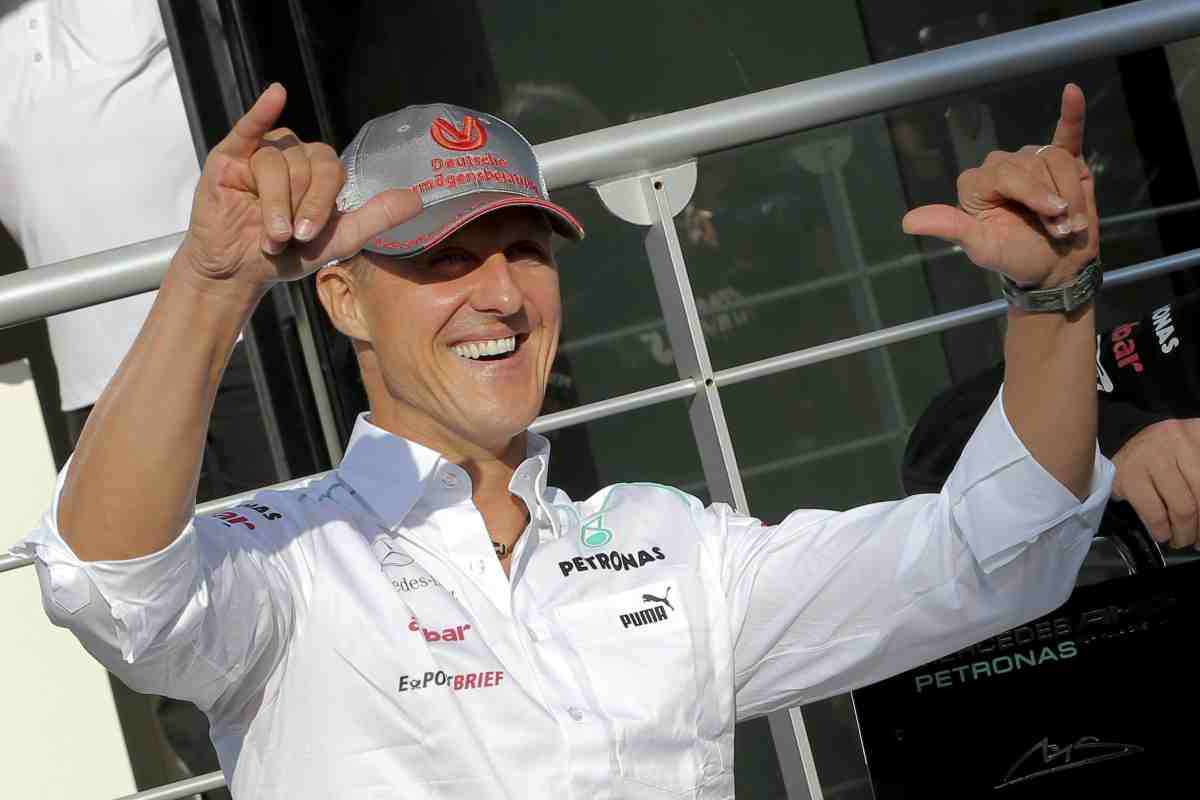 Michael Schumacher sorridente