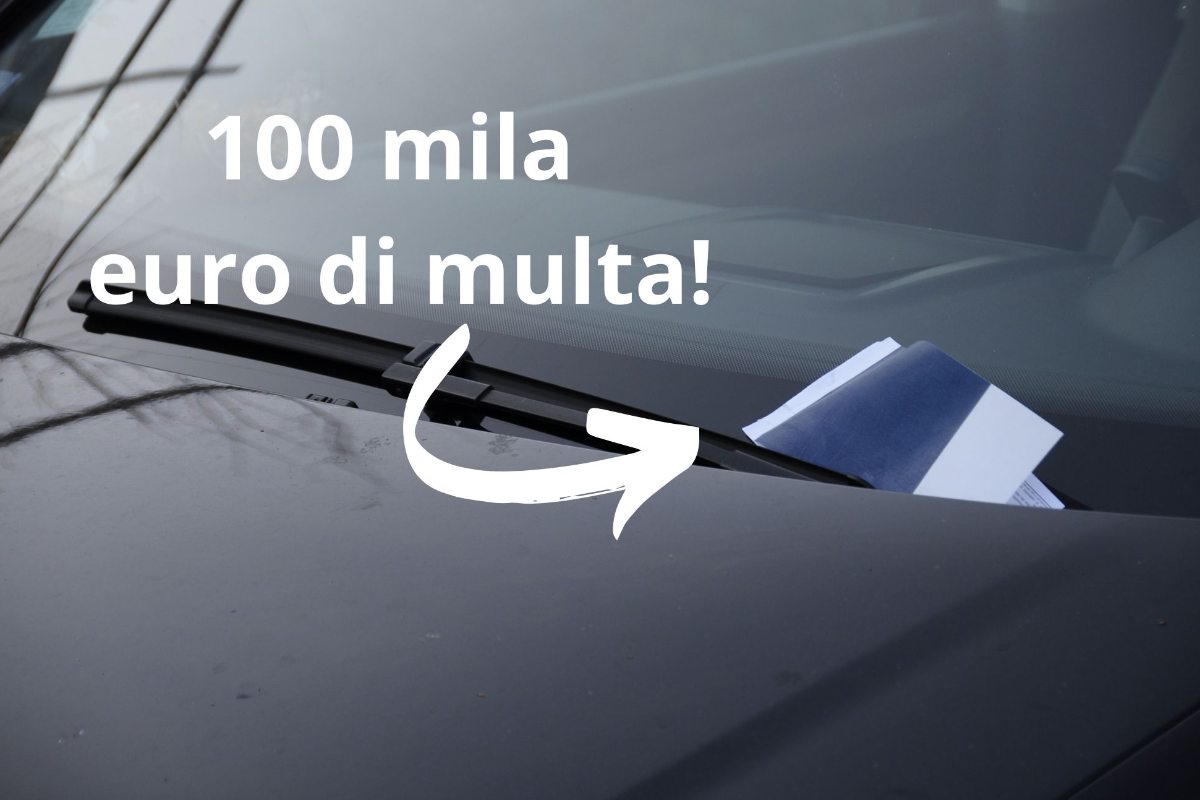 100 mila euro di multa, cosa dice il codice della strada