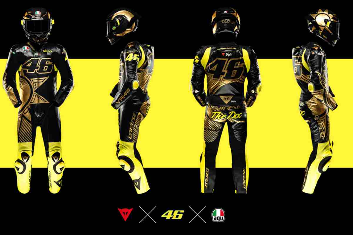 La tuta Dainese dedicata a Valentino Rossi